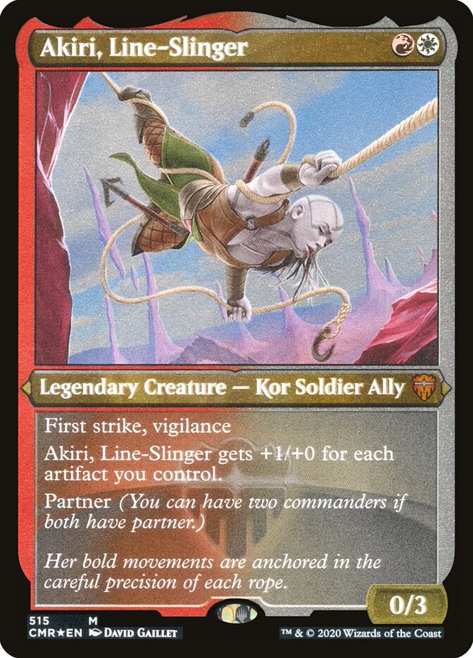 Akiri, Line-Slinger (Etched) [Commander Legends] | Odin's Place