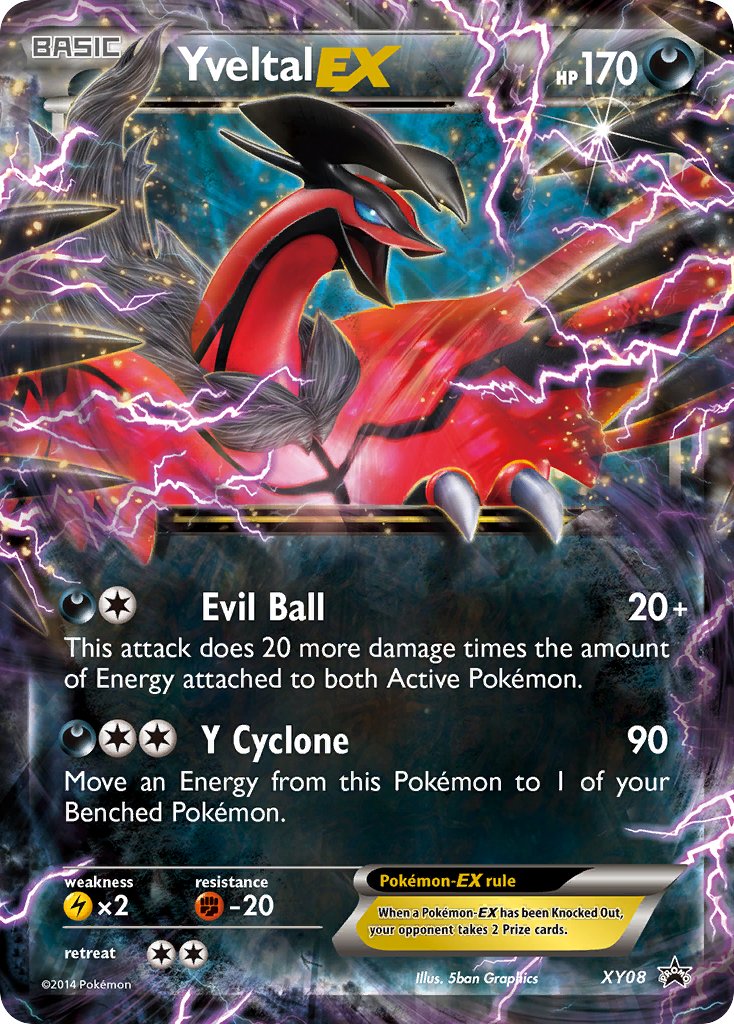 Yveltal EX (XY08) [XY: Black Star Promos] | Odin's Place