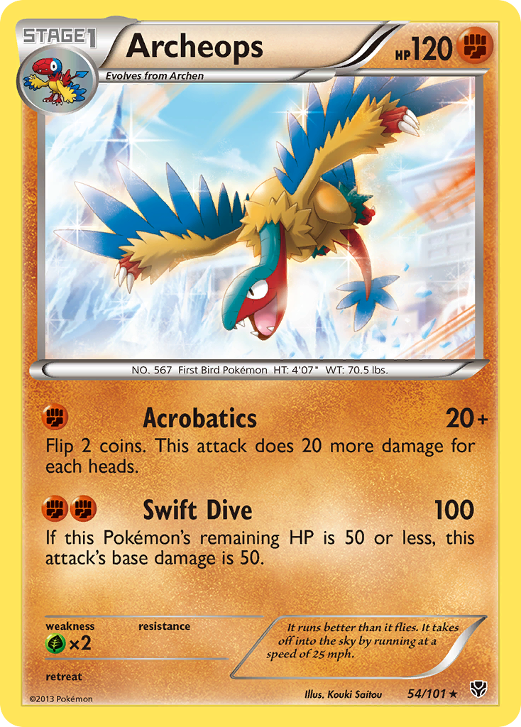 Archeops (54/101) [Black & White: Plasma Blast] | Odin's Place