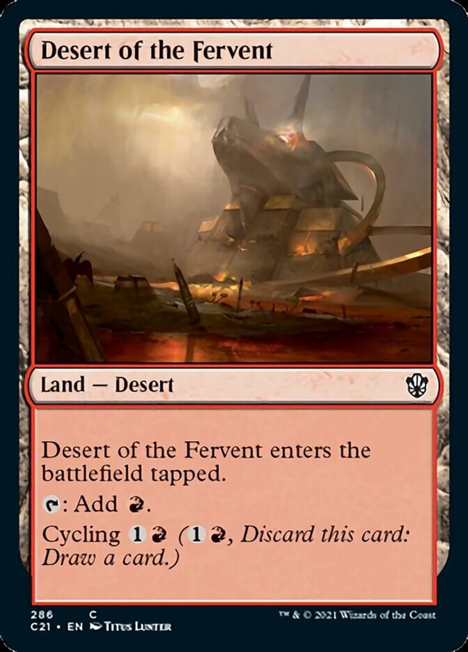 Desert of the Fervent [Commander 2021] | Odin's Place