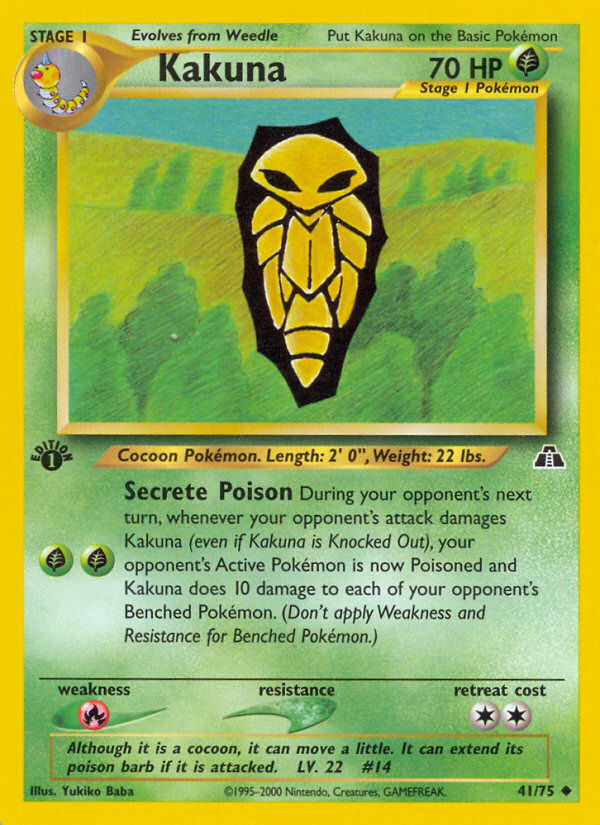 Kakuna (41/75) [Neo Discovery 1st Edition] | Odin's Place