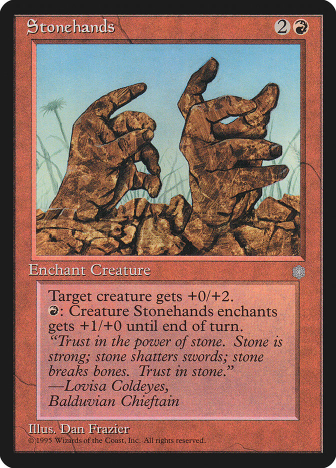 Stonehands (219) [Ice Age] | Odin's Place
