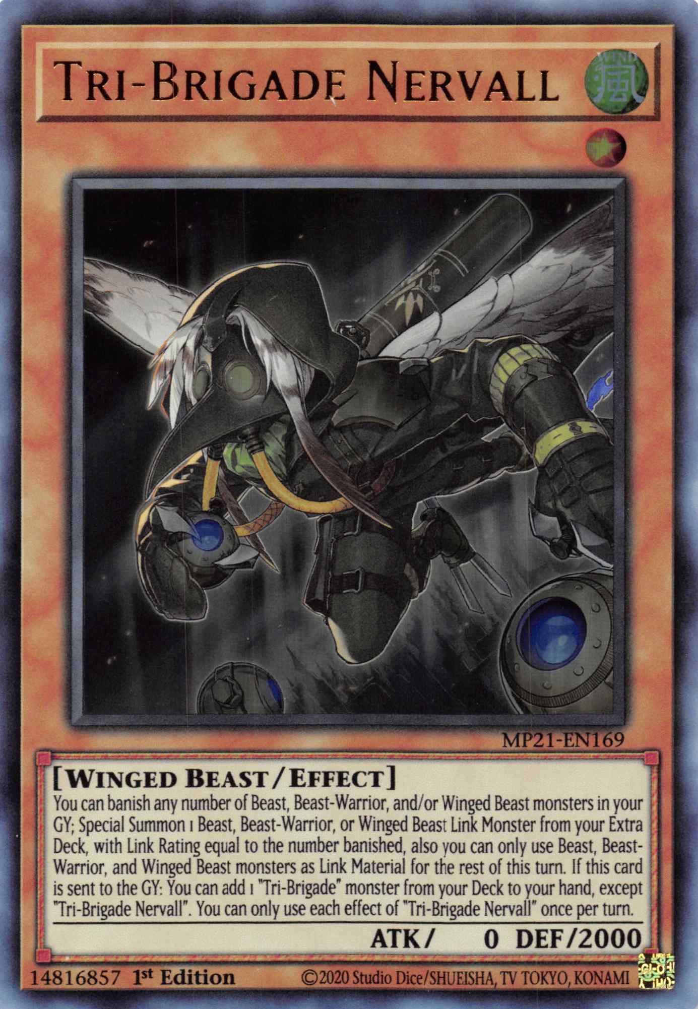 Tri-Brigade Nervall [MP21-EN169] Ultra Rare | Odin's Place