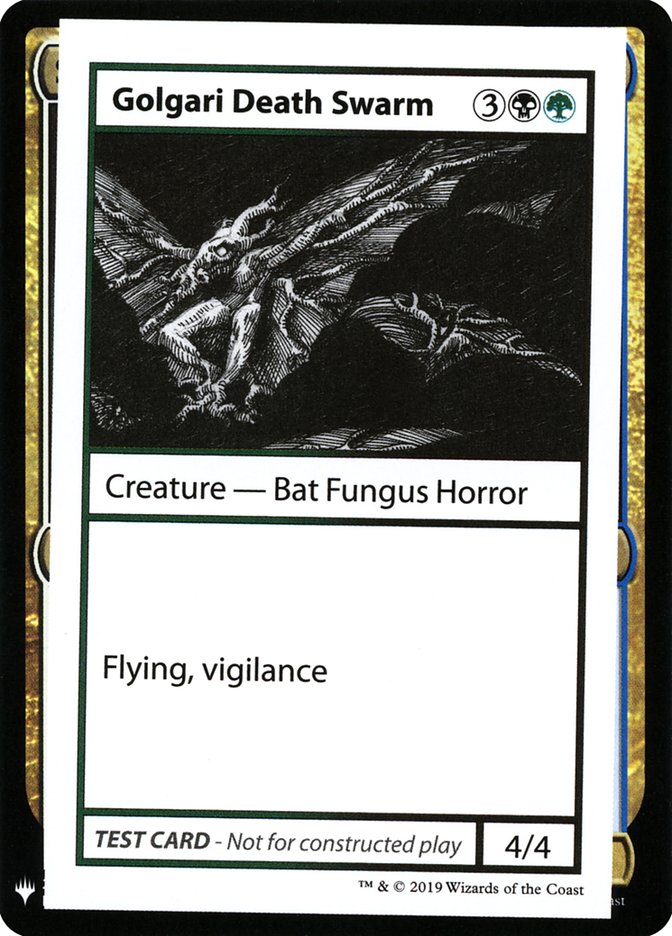 Golgari Death Swarm [Mystery Booster Playtest Cards] | Odin's Place
