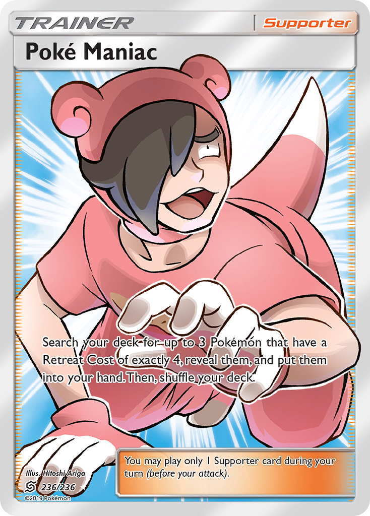 Poke Maniac (236/236) [Sun & Moon: Unified Minds] | Odin's Place