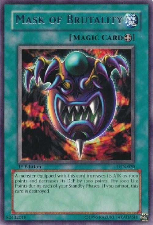 Mask of Brutality [LON-020] Rare | Odin's Place