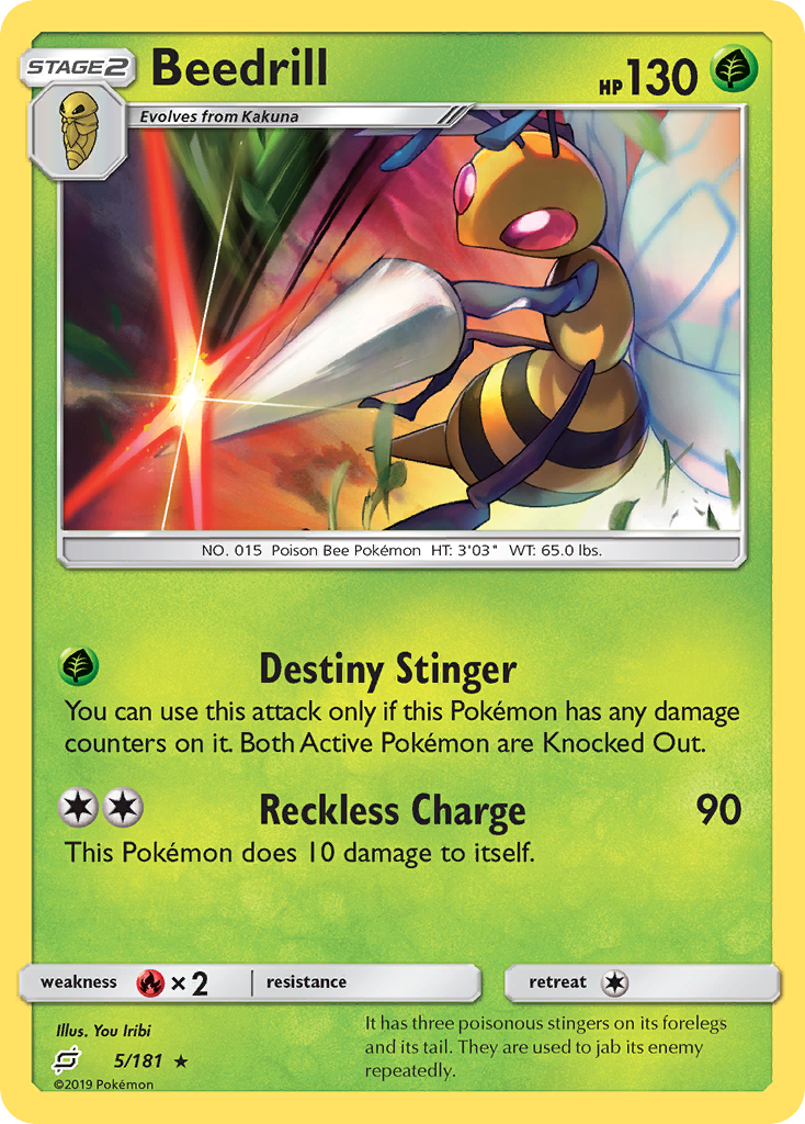 Beedrill (5/181) [Sun & Moon: Team Up] | Odin's Place