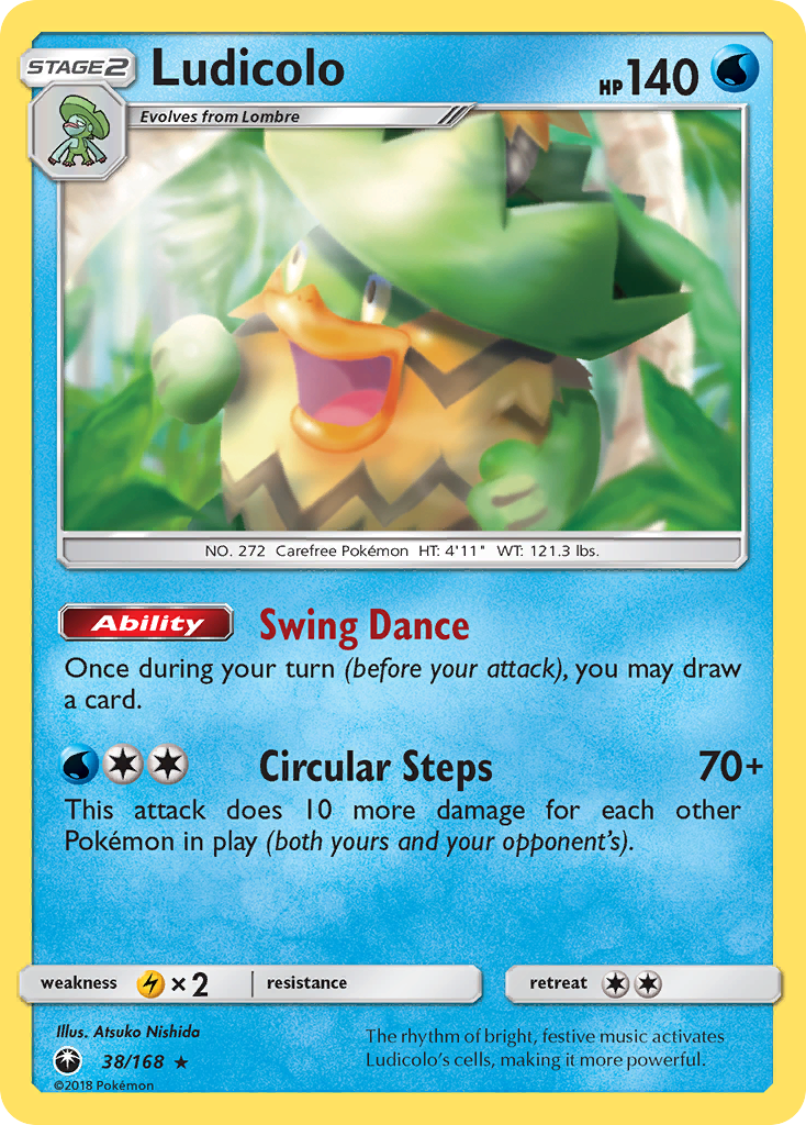Ludicolo (38/168) [Sun & Moon: Celestial Storm] | Odin's Place