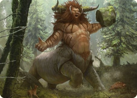 Stonehoof Chieftain Art Card [Commander Masters Art Series] | Odin's Place