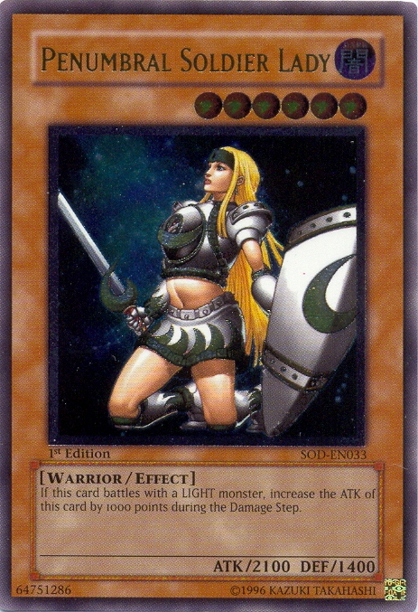 Penumbral Soldier Lady [SOD-EN033] Ultimate Rare | Odin's Place