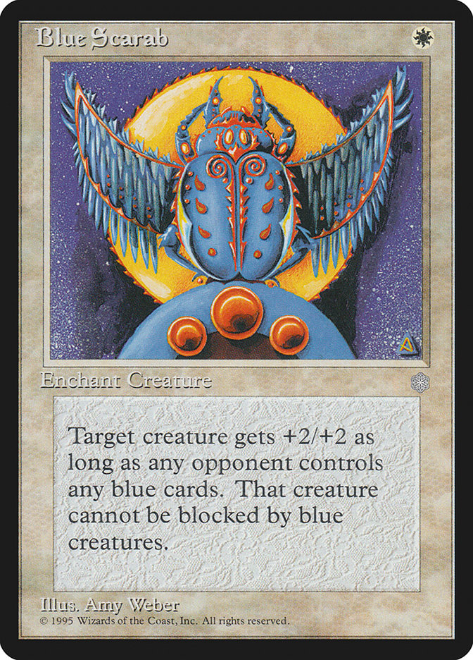 Blue Scarab (9) [Ice Age] | Odin's Place