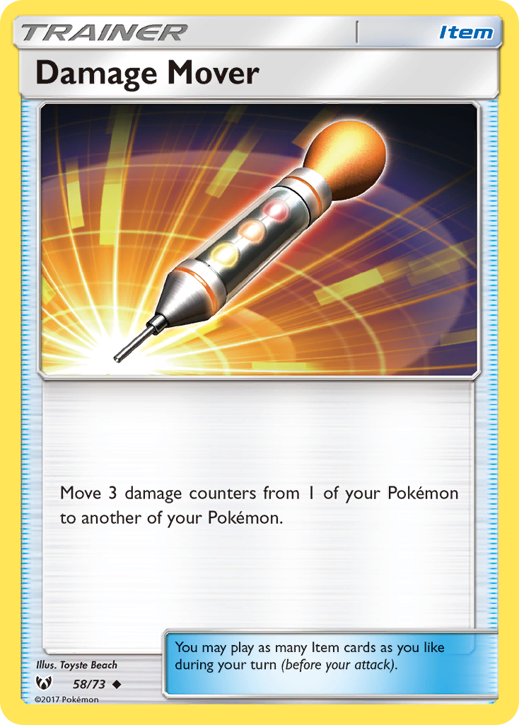 Damage Mover (58/73) [Sun & Moon: Shining Legends] | Odin's Place