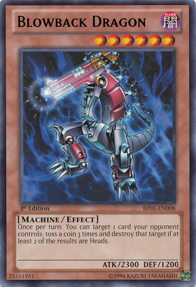 Blowback Dragon [BP01-EN008] Rare | Odin's Place