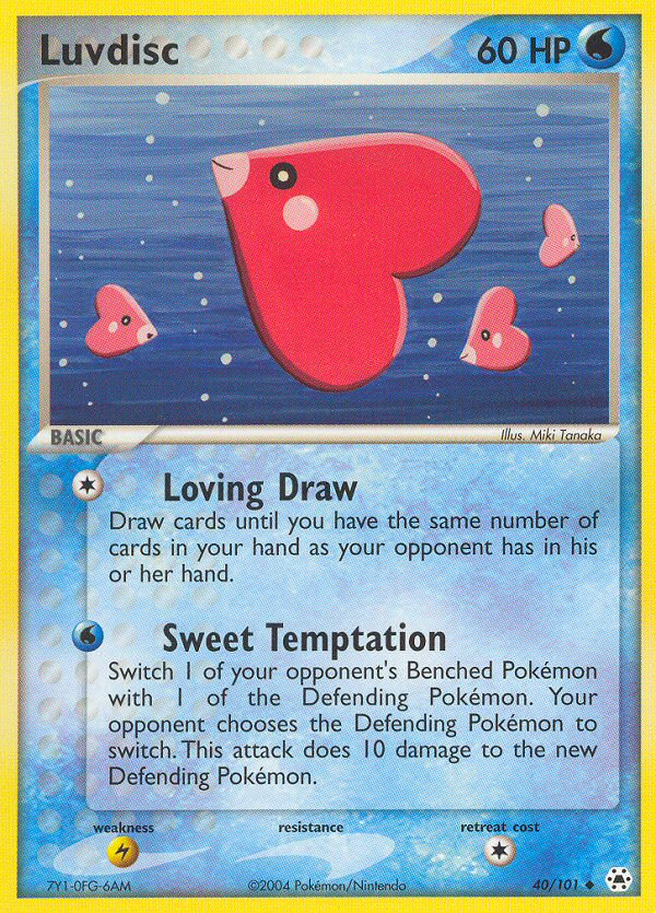 Luvdisc (40/101) [EX: Hidden Legends] | Odin's Place