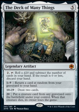 The Deck of Many Things (Promo Pack) [Dungeons & Dragons: Adventures in the Forgotten Realms Promos] | Odin's Place