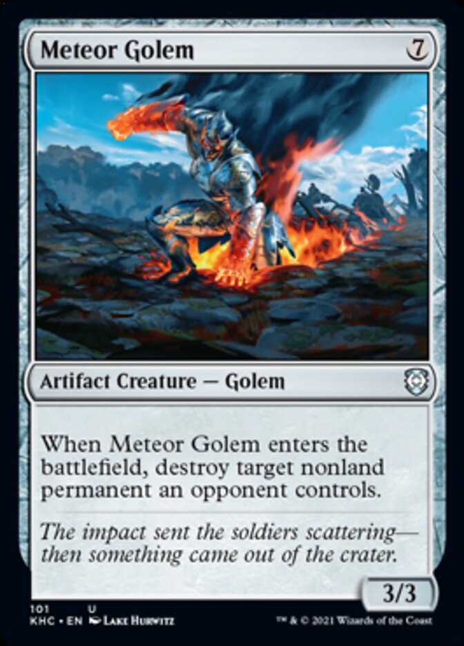 Meteor Golem [Kaldheim Commander] | Odin's Place