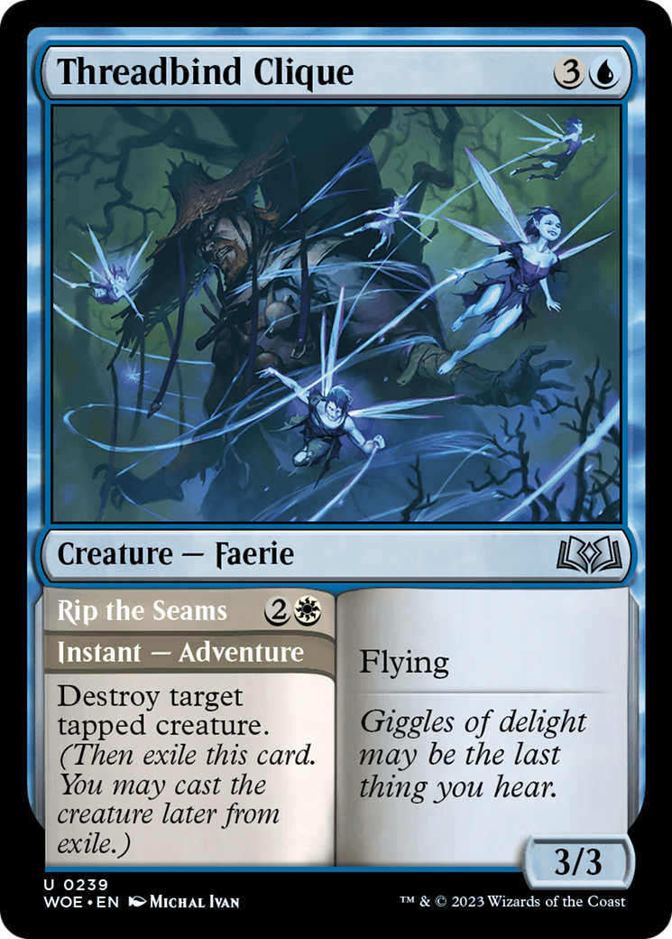 Threadbind Clique // Rip the Seams [Wilds of Eldraine] | Odin's Place