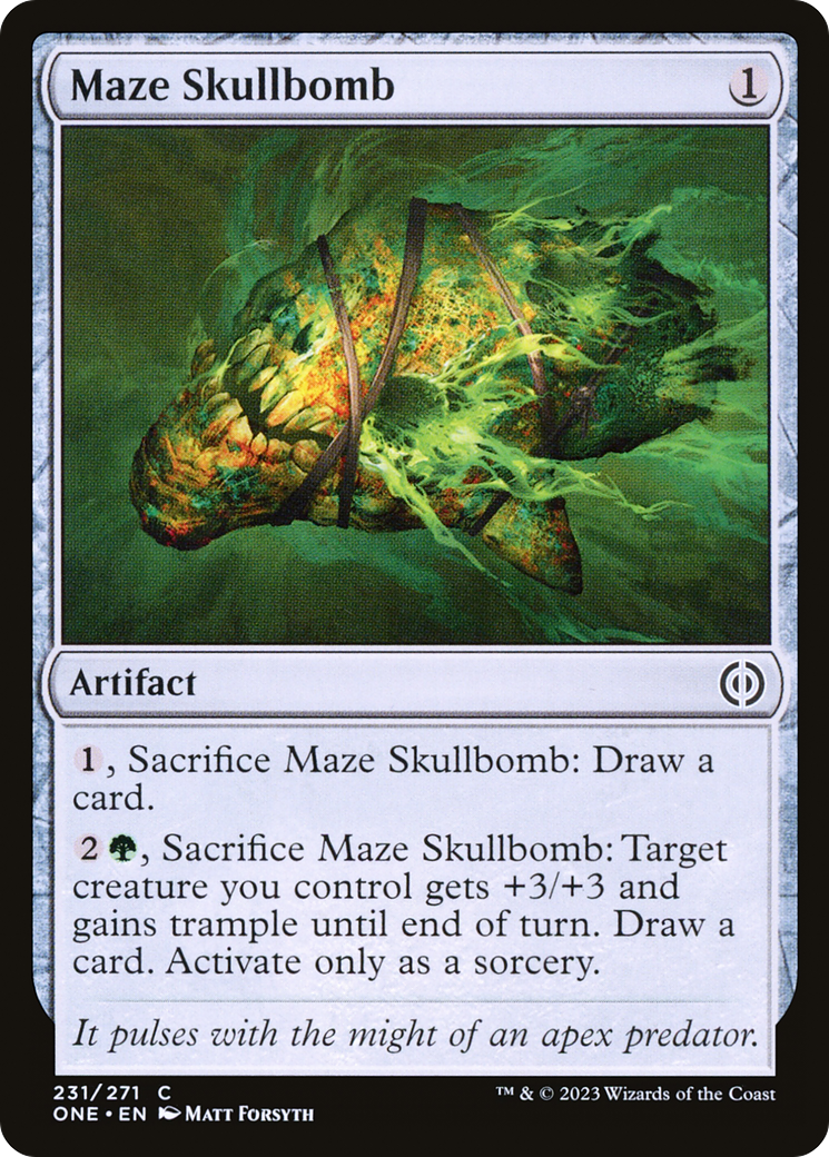 Maze Skullbomb [Phyrexia: All Will Be One] | Odin's Place