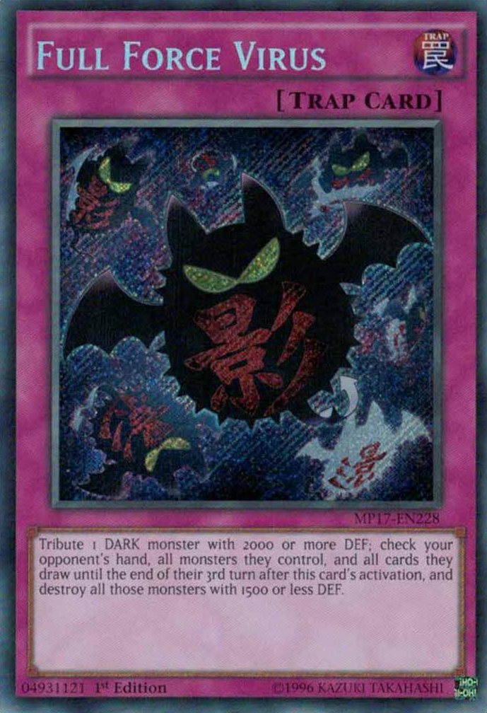 Full Force Virus [MP17-EN228] Secret Rare | Odin's Place