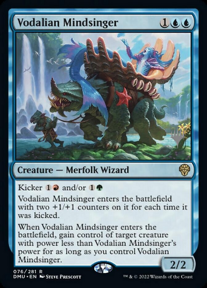 Vodalian Mindsinger (Promo Pack) [Dominaria United Promos] | Odin's Place