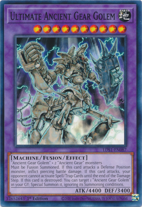 Ultimate Ancient Gear Golem [LDS1-EN087] Common | Odin's Place