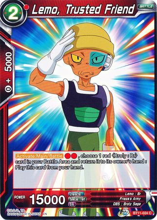 Lemo, Trusted Friend (BT11-024) [Vermilion Bloodline] | Odin's Place