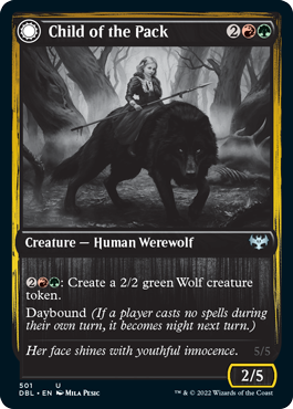 Child of the Pack // Savage Packmate [Innistrad: Double Feature] | Odin's Place