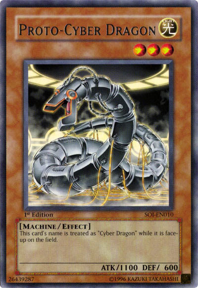 Proto-Cyber Dragon [SOI-EN010] Rare | Odin's Place