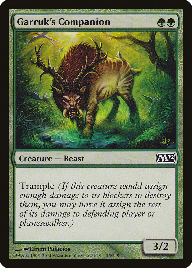 Garruk's Companion (175) [Magic 2012] | Odin's Place