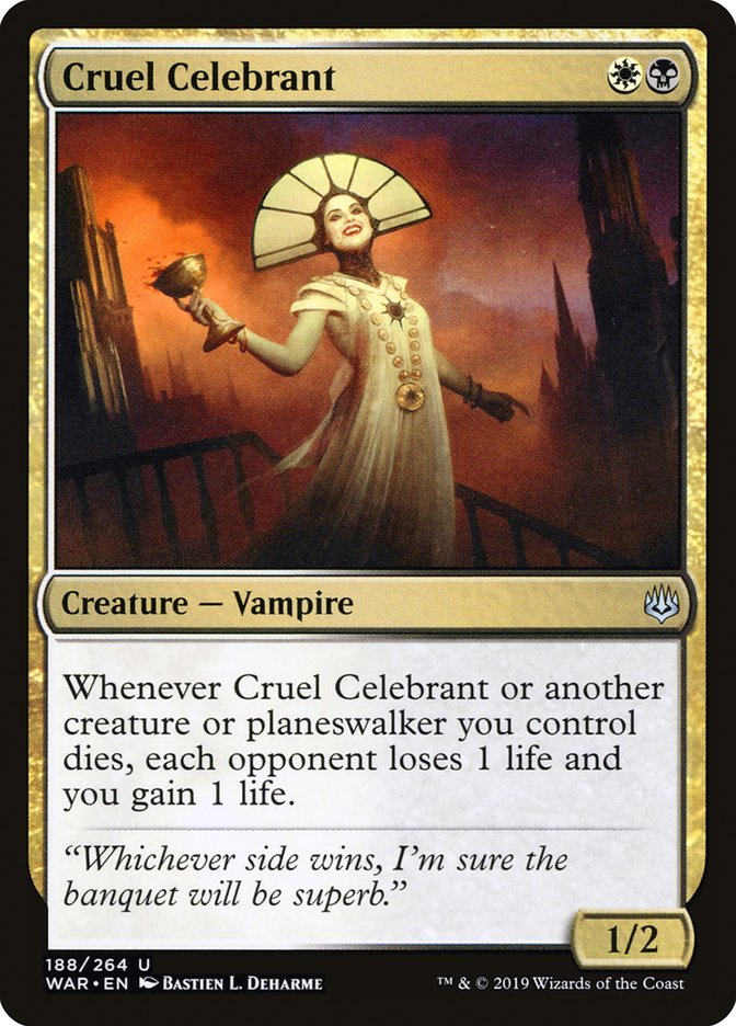 Cruel Celebrant (188) [War of the Spark] | Odin's Place