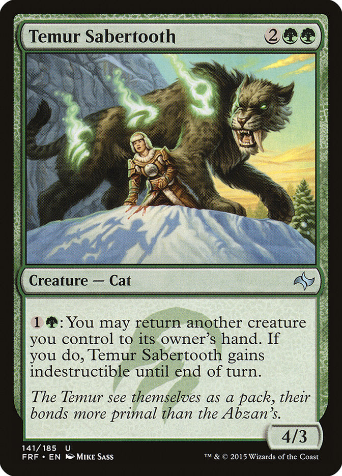Temur Sabertooth (141) [Fate Reforged] | Odin's Place