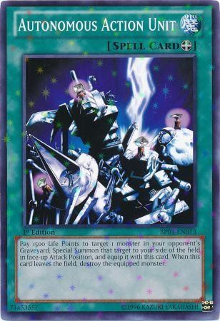 Autonomous Action Unit [BP01-EN073] Starfoil Rare | Odin's Place