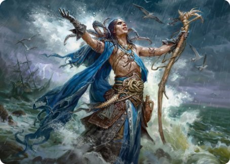 Lier, Disciple of the Drowned Art Card [Innistrad: Midnight Hunt Art Series] | Odin's Place