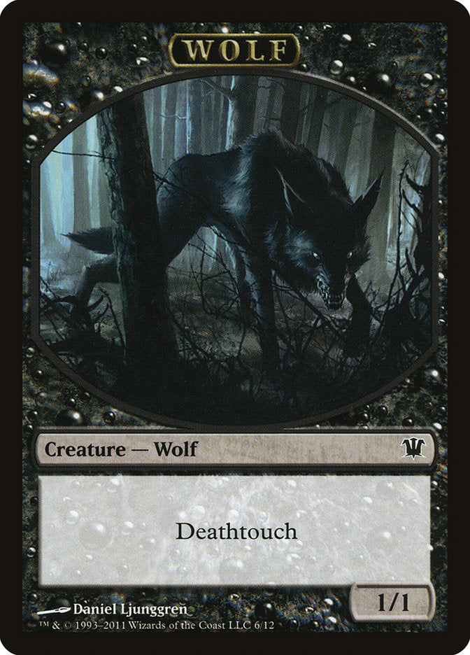 Wolf Token (6/12) [Innistrad Tokens] | Odin's Place