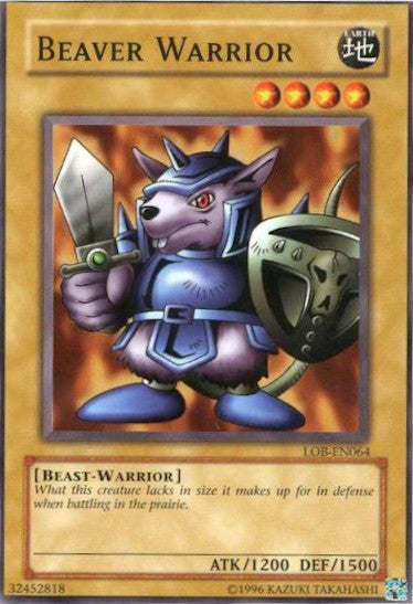 Beaver Warrior [LOB-EN064] Common | Odin's Place