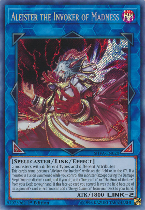 Aleister the Invoker of Madness [SHVA-EN020] Secret Rare | Odin's Place
