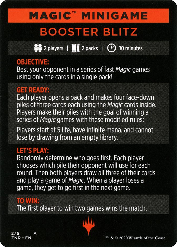 Booster Blitz (Magic Minigame) [Zendikar Rising Minigame] | Odin's Place