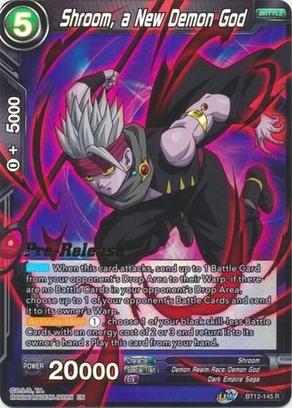 Shroom, a New Demon God (BT12-145) [Vicious Rejuvenation Prerelease Promos] | Odin's Place