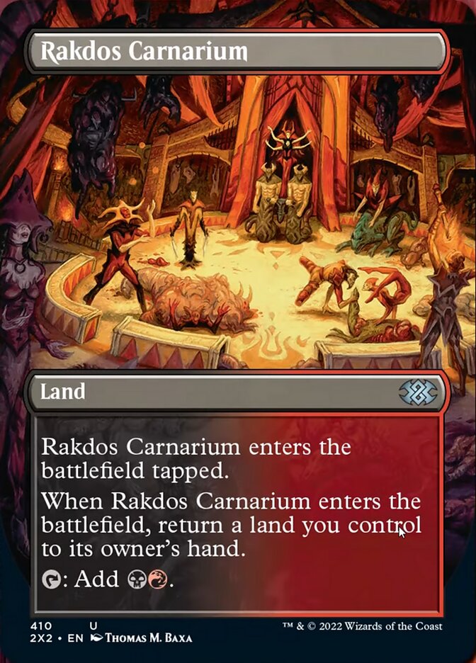 Rakdos Carnarium (Borderless Alternate Art) [Double Masters 2022] | Odin's Place