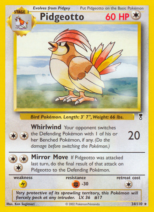 Pidgeotto (34/110) [Legendary Collection] | Odin's Place