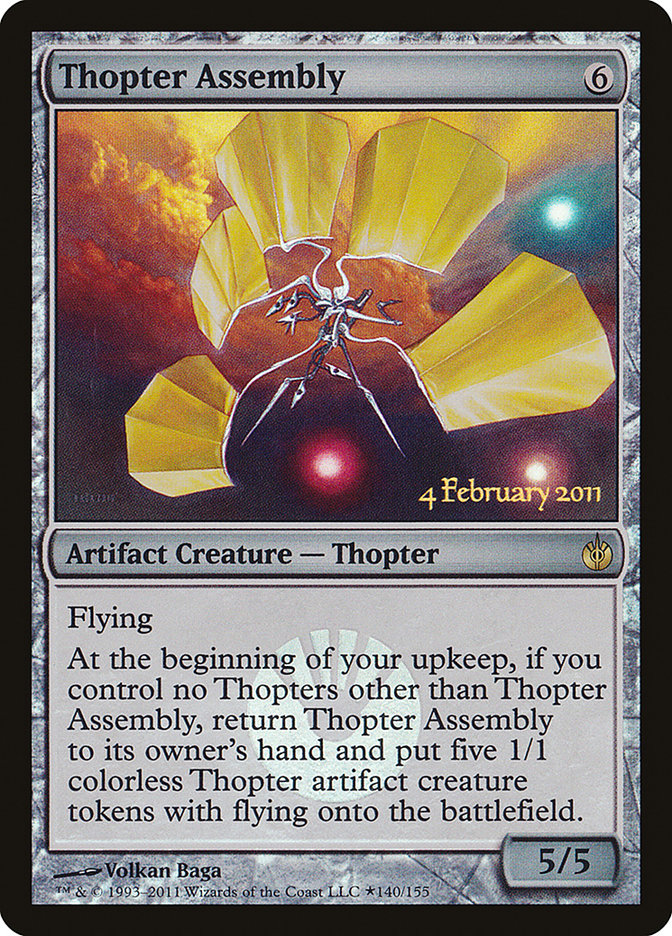Thopter Assembly (140) [Mirrodin Besieged Prerelease Promos] | Odin's Place