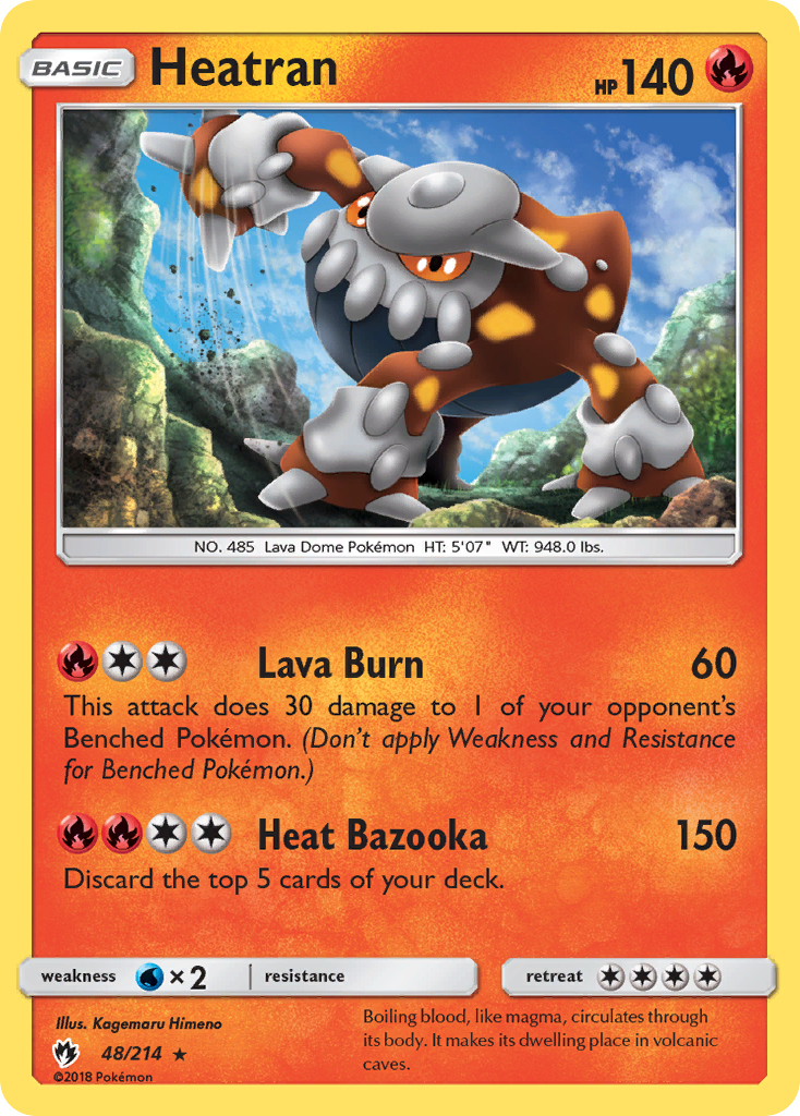 Heatran (48/214) [Sun & Moon: Lost Thunder] | Odin's Place