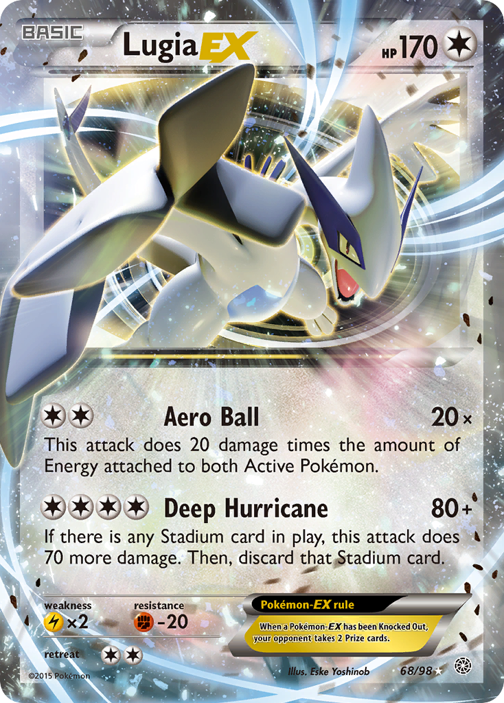 Lugia EX (68/98) [XY: Ancient Origins] | Odin's Place