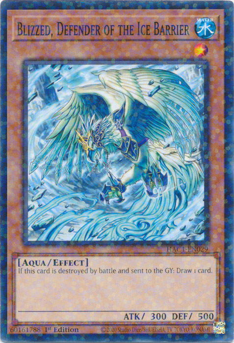 Blizzed, Defender of the Ice Barrier (Duel Terminal) [HAC1-EN029] Common | Odin's Place