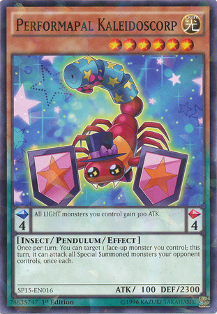 Performapal Kaleidoscorp [SP15-EN016] Shatterfoil Rare | Odin's Place