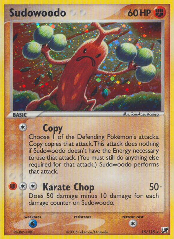 Sudowoodo (15/115) [EX: Unseen Forces] | Odin's Place