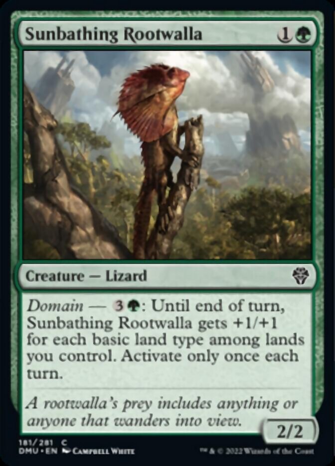 Sunbathing Rootwalla [Dominaria United] | Odin's Place