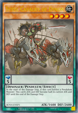 Steel Cavalry of Dinon [BOSH-ENSP1] Ultra Rare | Odin's Place