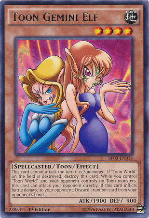 Toon Gemini Elf [BP03-EN014] Rare | Odin's Place