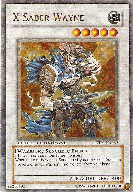 X-Saber Wayne [DT01-EN089] Ultra Rare | Odin's Place